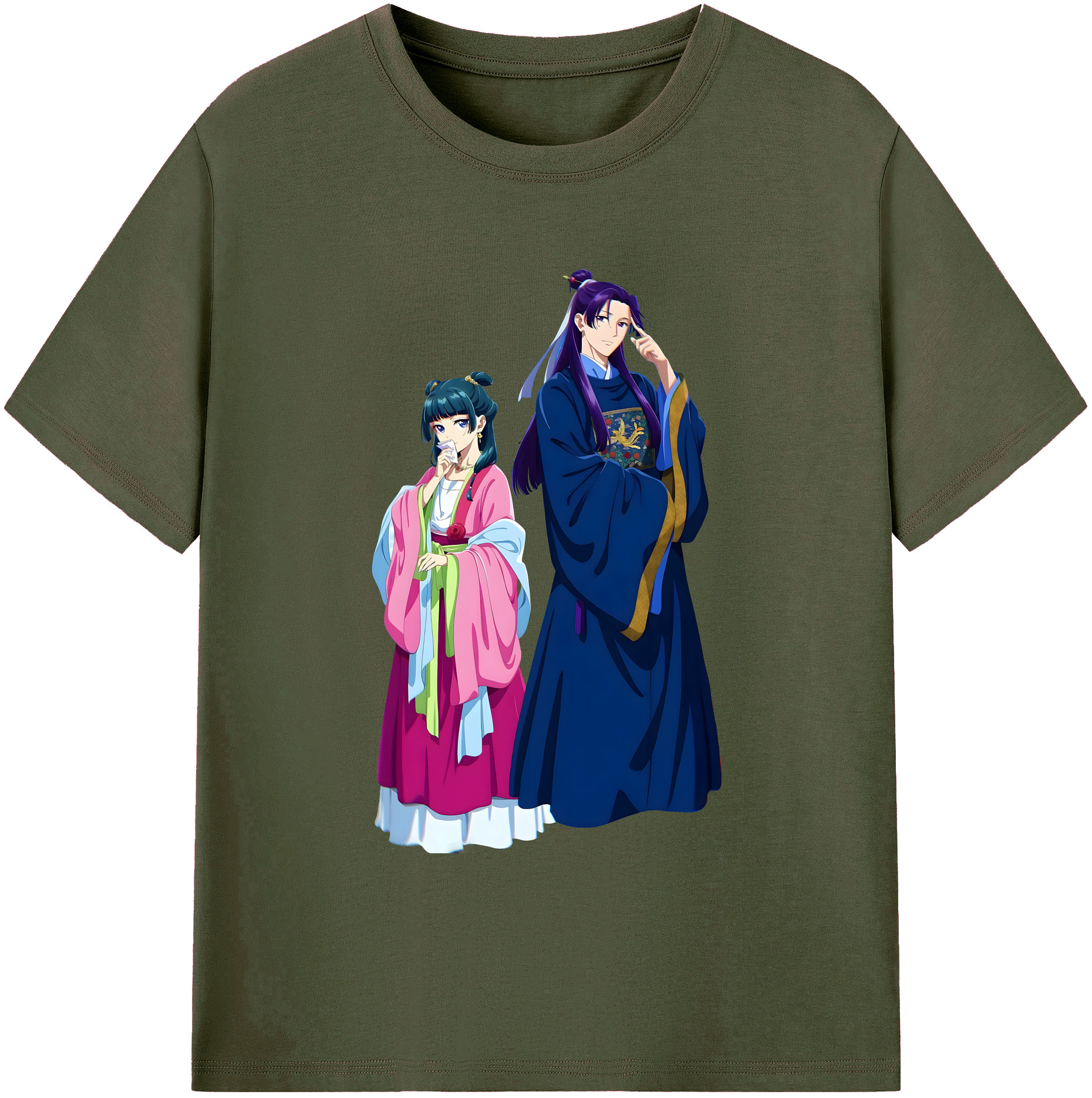 （画像用） 薬屋のひとりごと The Apothecary Diaries 綿100％ メンズ半袖Tシャツ｜肌触りやわらか＆通気性